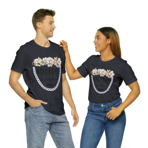 Image of Funny Bridal Party T Shirts For Getting Ready Bridal Showers Wedding Dress-FrenzyAfricanFashion.com