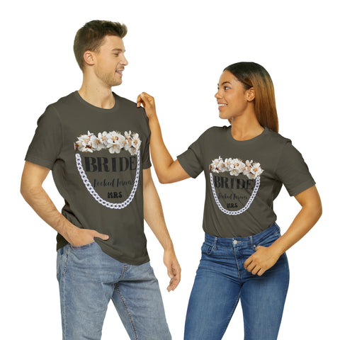 Image of Funny Bridal Party T Shirts For Getting Ready Bridal Showers Wedding Dress-FrenzyAfricanFashion.com
