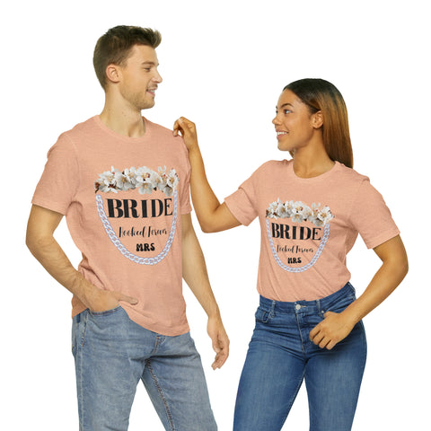Image of Funny Bridal Party T Shirts For Getting Ready Bridal Showers Wedding Dress-FrenzyAfricanFashion.com