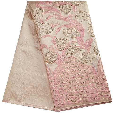 Image of Jacquard Fabric Brocade Lace Fabric-FrenzyAfricanFashion.com