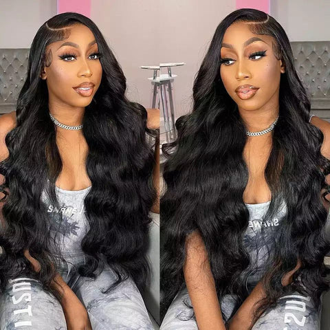 Image of Lace Front Human Hair Wigs Lace Closure-FrenzyAfricanFashion.com