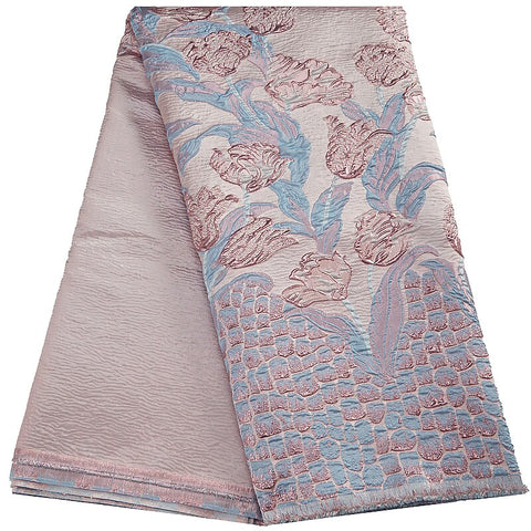 Image of Jacquard Fabric Brocade Lace Fabric-FrenzyAfricanFashion.com