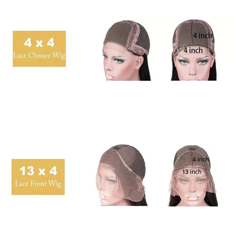 Image of Lace Front Human Hair Wigs Hd Brazilian-FrenzyAfricanFashion.com