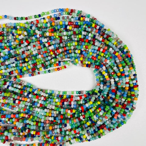 Image of Waist Beads Jewelry Necklace Glass Beads-FrenzyAfricanFashion.com