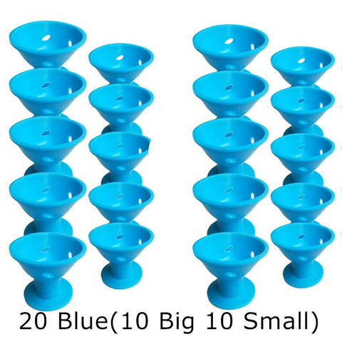 Image of Soft Rubber Silicone Hair Curler Twist Rollers Curler No Heat Styling DIY Tool-FrenzyAfricanFashion.com