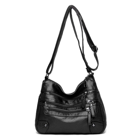 Image of High Quality Women's Soft Leather Shoulder Bags Multi-Layer Classic Crossbody Bag Luxury Designer Handbag and Purse-FrenzyAfricanFashion.com