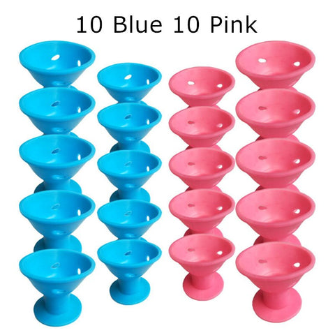 Image of Soft Rubber Silicone Hair Curler Twist Rollers Curler No Heat Styling DIY Tool-FrenzyAfricanFashion.com