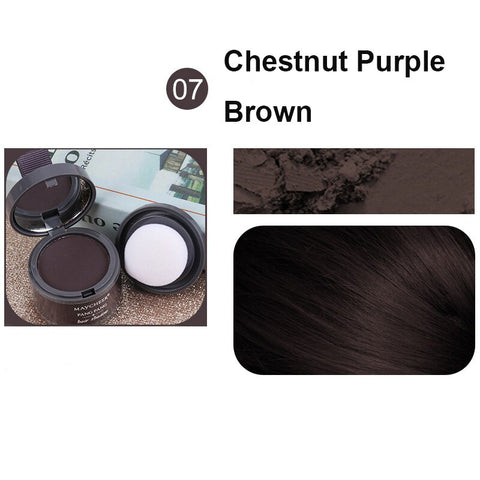 Image of Hair Fluffy Powder Instantly Black Root Cover Up Natural Instant Hairline Shadow Powder Hair Concealer Coverage-FrenzyAfricanFashion.com