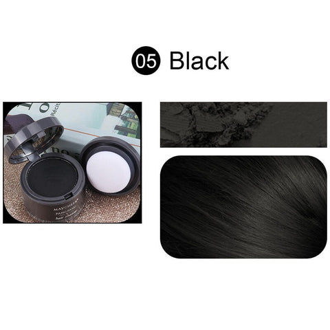 Image of Hair Fluffy Powder Instantly Black Root Cover Up Natural Instant Hairline Shadow Powder Hair Concealer Coverage-FrenzyAfricanFashion.com