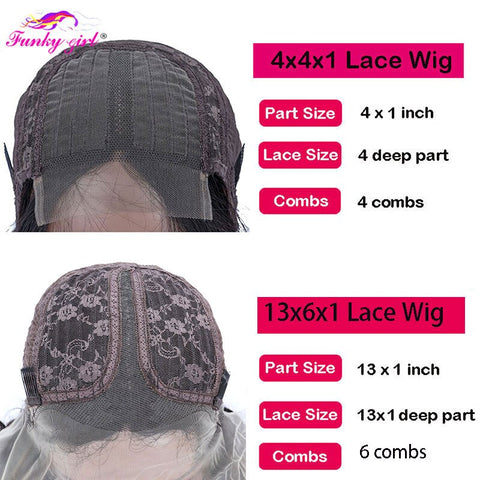 Image of Short Bob T Part Lace Front Wig Human Hair Wigs For Women Brazilian Straight Bob 4X1 13X1 Lace Human Hair Wigs 8-16Inch Lace Wig-FrenzyAfricanFashion.com