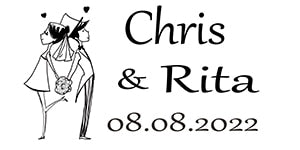 Image of Custom Transparent Labels, Wedding Labels-FrenzyAfricanFashion.com