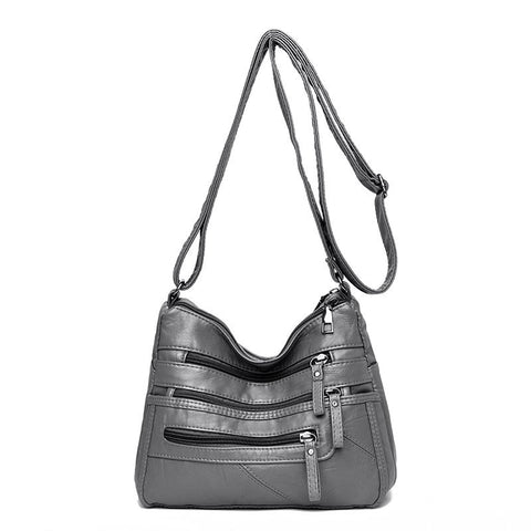 Image of High Quality Women's Soft Leather Shoulder Bags Multi-Layer Classic Crossbody Bag Luxury Designer Handbag and Purse-FrenzyAfricanFashion.com