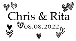 Image of Custom Transparent Labels, Wedding Labels-FrenzyAfricanFashion.com