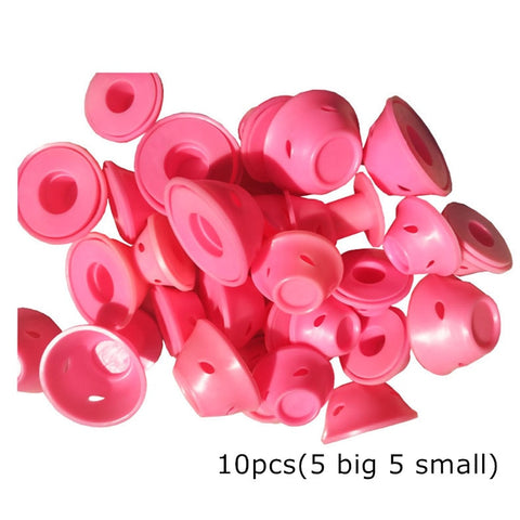 Image of Soft Rubber Silicone Hair Curler Twist Rollers Curler No Heat Styling DIY Tool-FrenzyAfricanFashion.com