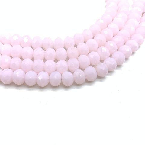 Image of Wholesale 4x6mm/50pcs Crystal Rondel Faceted Crystal Glass Beads Loose Spacer Round Beads for Jewelry Making Jewelry Diy-FrenzyAfricanFashion.com
