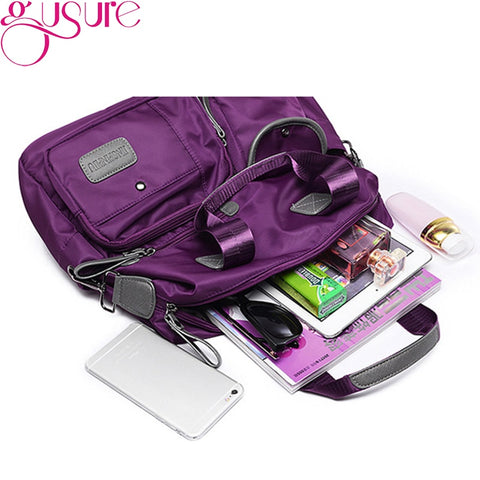 Image of Women Multi-pockets Shoulder Bag Portable Outdoor Travel Zipper Multi-function Large Capacity Handbags-FrenzyAfricanFashion.com