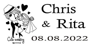 Image of Custom Transparent Labels, Wedding Labels-FrenzyAfricanFashion.com