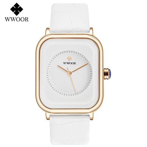 Image of Luxury Square Dress Black Gold Quartz Wrist Watch Stainless Steel Waterproof Women Watch-FrenzyAfricanFashion.com
