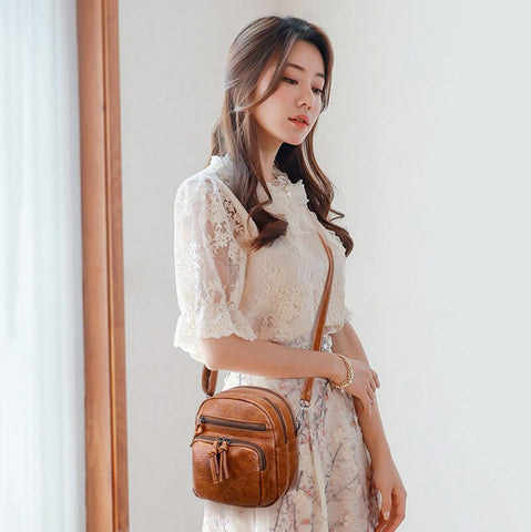 Image of Retro Designer Small Handbag for Women Crossbody Shoulder Bag Female High Quality Messenger Bag Ladies Phone Purse-FrenzyAfricanFashion.com