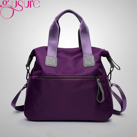 Image of Women Multi-pockets Shoulder Bag Portable Outdoor Travel Zipper Multi-function Large Capacity Handbags-FrenzyAfricanFashion.com