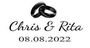 Image of Custom Transparent Labels, Wedding Labels-FrenzyAfricanFashion.com