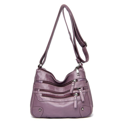 Image of High Quality Women's Soft Leather Shoulder Bags Multi-Layer Classic Crossbody Bag Luxury Designer Handbag and Purse-FrenzyAfricanFashion.com