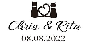 Image of Custom Transparent Labels, Wedding Labels-FrenzyAfricanFashion.com