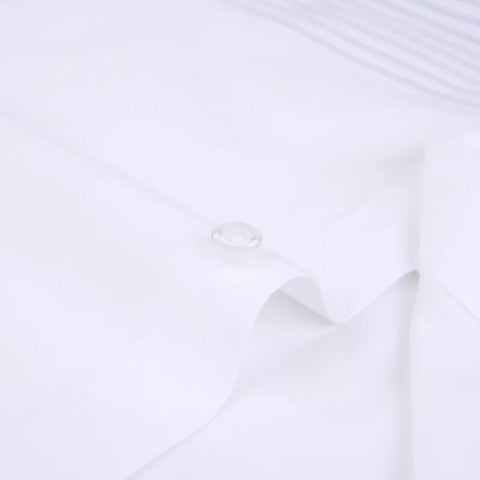 Image of Men's Non Iron Plaid Checkered Striped Shirt Long Sleeve Standard-fit Business Casual Cotton Gingham Easy-care Shirts-FrenzyAfricanFashion.com