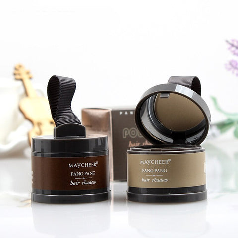 Image of Hair Fluffy Powder Instantly Black Root Cover Up Natural Instant Hairline Shadow Powder Hair Concealer Coverage-FrenzyAfricanFashion.com