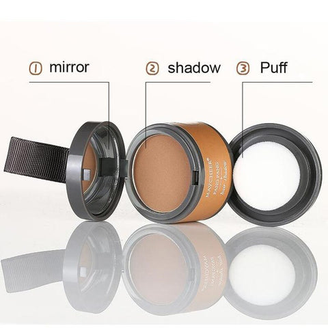 Image of Hair Fluffy Powder Instantly Black Root Cover Up Natural Instant Hairline Shadow Powder Hair Concealer Coverage-FrenzyAfricanFashion.com