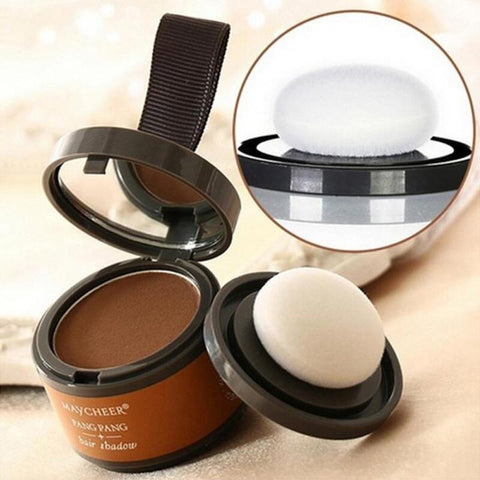 Image of Hair Fluffy Powder Instantly Black Root Cover Up Natural Instant Hairline Shadow Powder Hair Concealer Coverage-FrenzyAfricanFashion.com