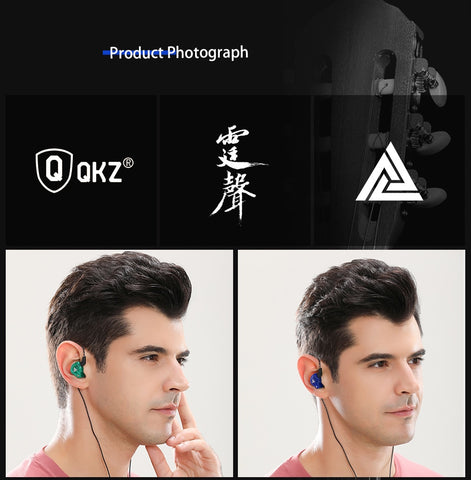 Image of Original QKZ AK6 Copper Driver HiFi Wired Earphone Sport Running Headphones Bass Stereo Headset Music Earbuds fone de ouvido-FrenzyAfricanFashion.com
