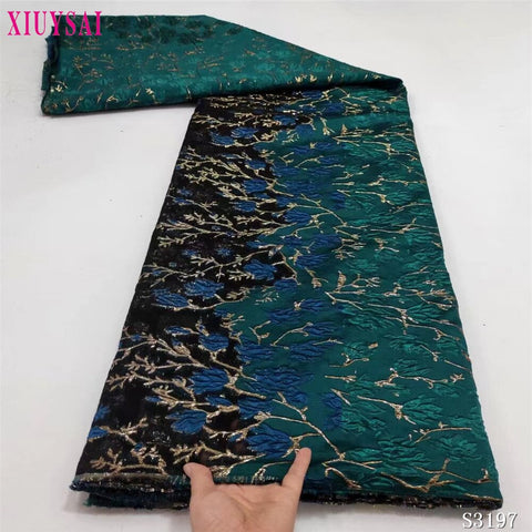 Image of Fabric Lace Nigerian French Tulle Lace Brocade Lace Fabric for Wedding Party Dress-FrenzyAfricanFashion.com