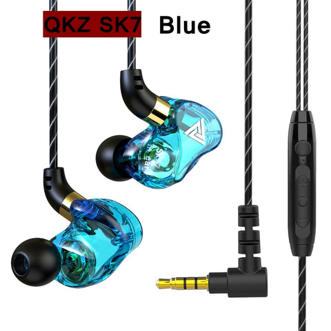 Image of Original QKZ AK6 Copper Driver HiFi Wired Earphone Sport Running Headphones Bass Stereo Headset Music Earbuds fone de ouvido-FrenzyAfricanFashion.com