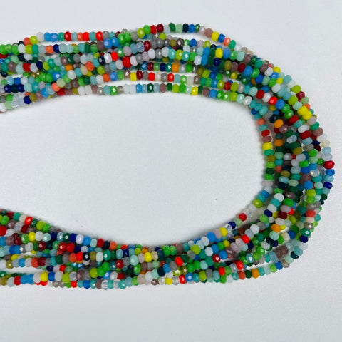 Image of Waist Beads Jewelry Necklace Glass Beads-FrenzyAfricanFashion.com