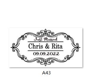 Image of Custom Transparent Labels, Wedding Labels-FrenzyAfricanFashion.com