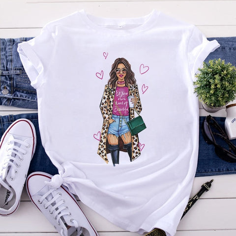 Image of Mom and Men Queen Print Women T-shirt Best Mommy Summer Harajuku O Neck Funny 90S Tops Tee Daughter Casual Clothes,Drop Ship-FrenzyAfricanFashion.com