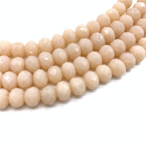 Image of Wholesale 4x6mm/50pcs Crystal Rondel Faceted Crystal Glass Beads Loose Spacer Round Beads for Jewelry Making Jewelry Diy-FrenzyAfricanFashion.com