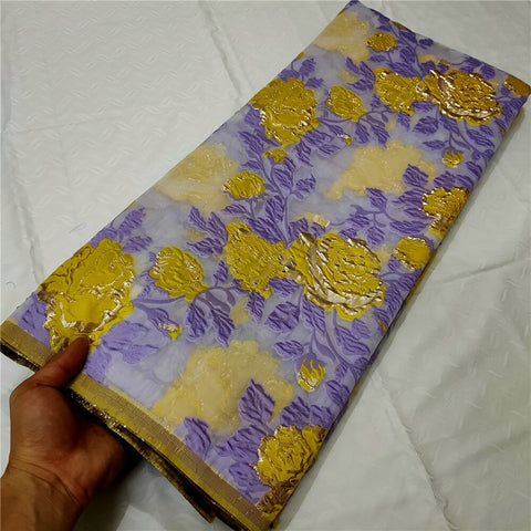 Image of Fabric Lace Nigerian French Tulle Lace Brocade Lace Fabric for Wedding Party Dress-FrenzyAfricanFashion.com