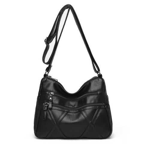 Image of High Quality Women's Soft Leather Shoulder Bags Multi-Layer Classic Crossbody Bag Luxury Designer Handbag and Purse-FrenzyAfricanFashion.com