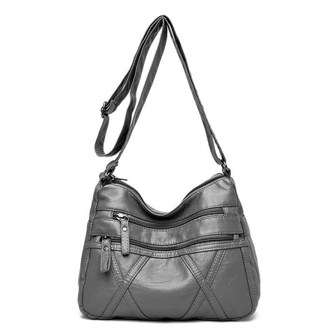 Image of High Quality Women's Soft Leather Shoulder Bags Multi-Layer Classic Crossbody Bag Luxury Designer Handbag and Purse-FrenzyAfricanFashion.com