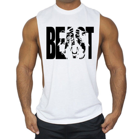 Image of Sports Sling Sleeveless Fitness T-shirt Muscle Vest-FrenzyAfricanFashion.com