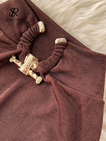 Image of Irregular Women Summer Sets Party Sexy Two Piece Sets-FrenzyAfricanFashion.com