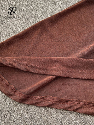 Image of Irregular Women Summer Sets Party Sexy Two Piece Sets-FrenzyAfricanFashion.com