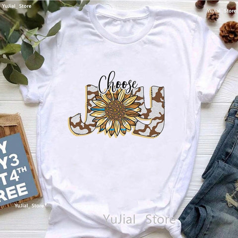 Image of All My Hope Is In Jesus Graphic Print T-Shirt Women-FrenzyAfricanFashion.com