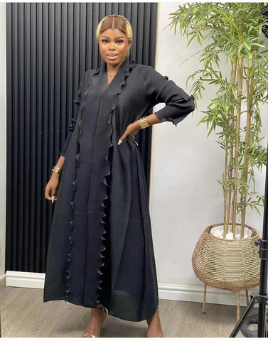 Image of Pleated Dress for Women Spring and Autumn-FrenzyAfricanFashion.com