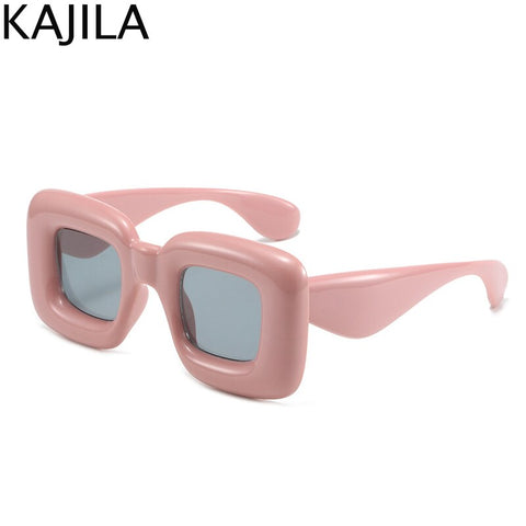 Image of Oversized Square Sunglasses Women Big Frame Rectangle Ladies Shades Eyewear-FrenzyAfricanFashion.com