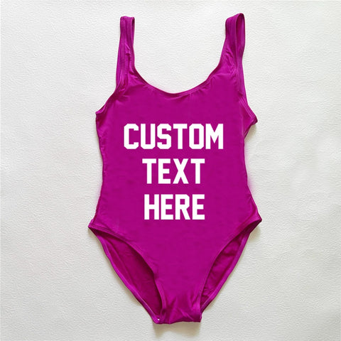 Image of CUSTOM New One Piece Swimsuit Bikini Plus Size-FrenzyAfricanFashion.com