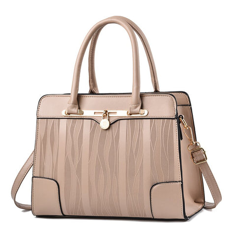 Image of Leather Handbags Women Tote Famous Brand Shoulder Bag-FrenzyAfricanFashion.com