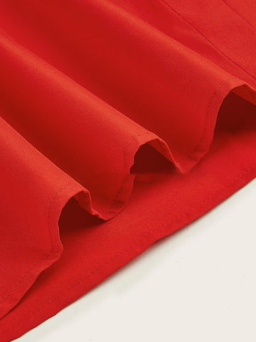 Image of Chic Patchwork Print Shirt Dress Casual Lapel Button Slim Dress-FrenzyAfricanFashion.com